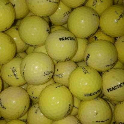 Titleist Tour Practice/NXT Yellow Used Golf Balls C Grade (4474775306322)